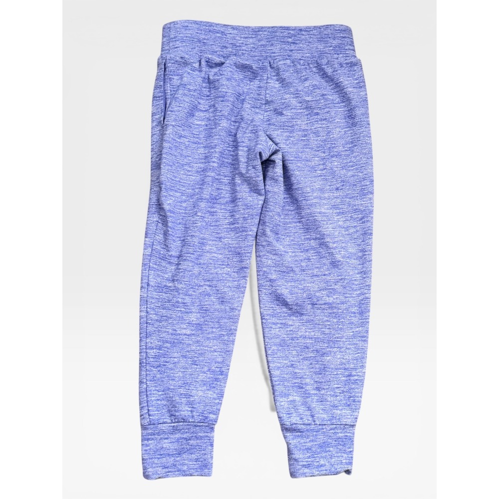 Athletic Works Girls Blue Space Dye Joggers Sweatpants XS 4-5 Activewear Pants - Picture 3 of 3